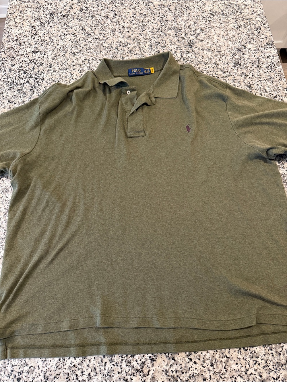 Polo by Ralph Lauren Olive Green Short-Sleeve Polo Shirt